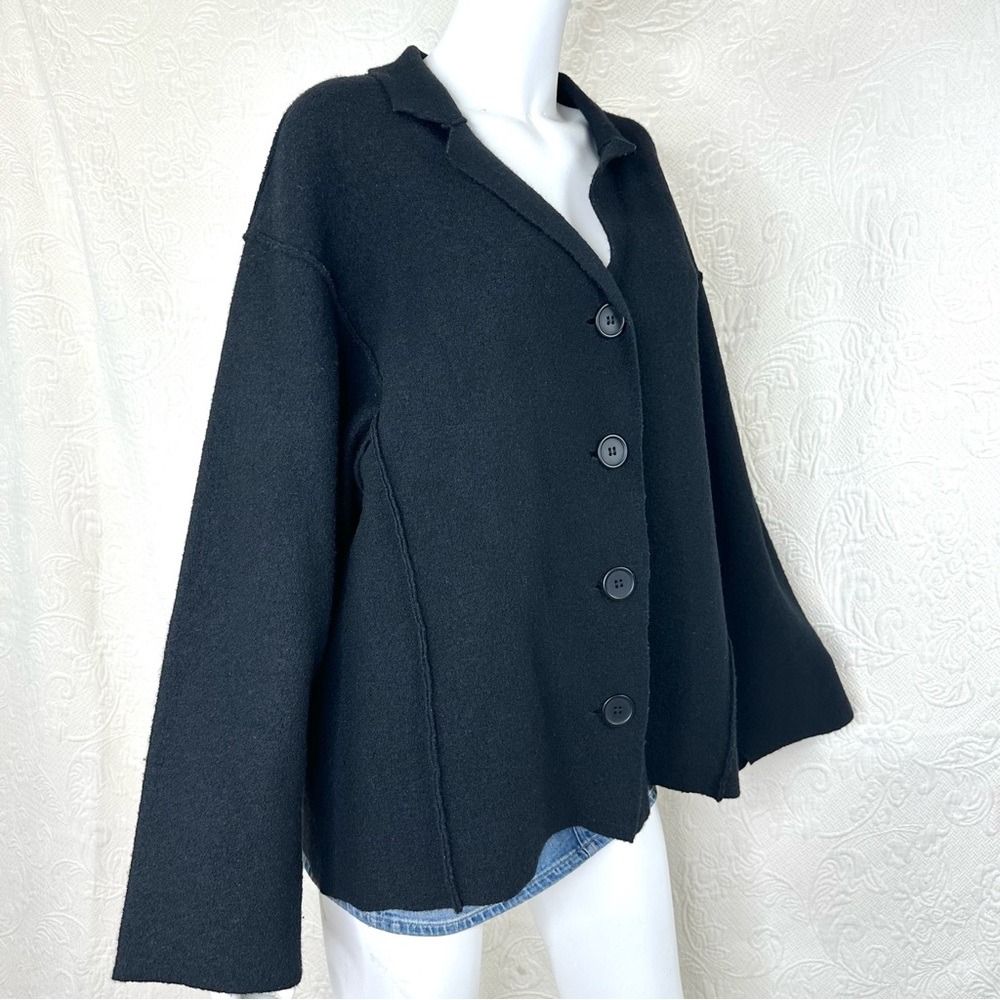 Herman Geist Woman 100% Wool Relaxed Fit Jacket - Picture 2 of 11
